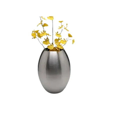Stainless Steel Silver Color Flower Pot With Superior Quality Flower Vase for Wedding and Restaurant Decor