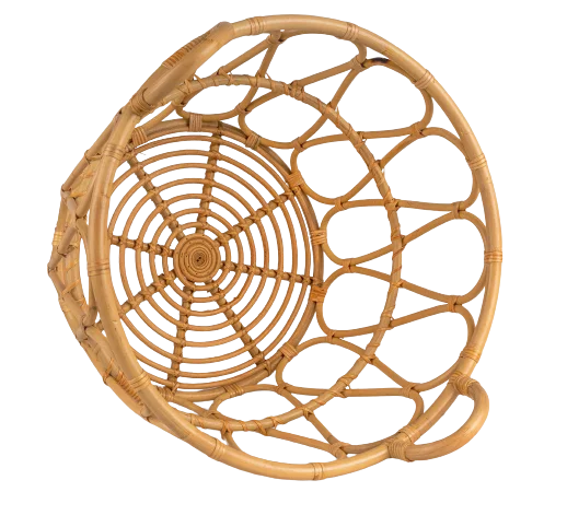 Wholesale Rattan/ Bamboo Basket With Double Handles Bamboo Laundry Basket Rattan Storage Basket