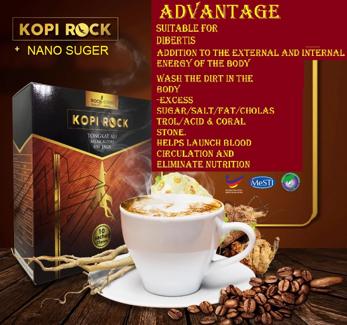 Instant premix coffee to reduce diabetes with nano sugar