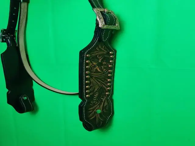 Y&Z High Premium Quality Leather Horse Bridle Available in Multiple Colors Hand Tooled Saddles Wholesale Price