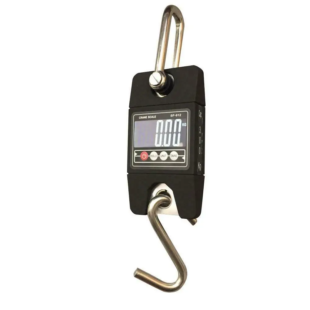 Hanging Crane Scale LCD 300KG/600lbs Industrial Hanging Digital Dynamometer