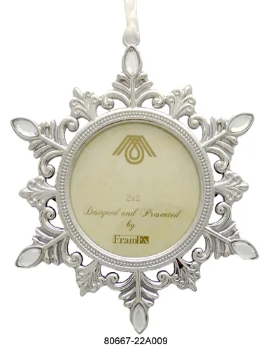 WHOLESALE METAL CHRISTMAS DECORATION SNOWFLAKE ORNAMENT FRAME