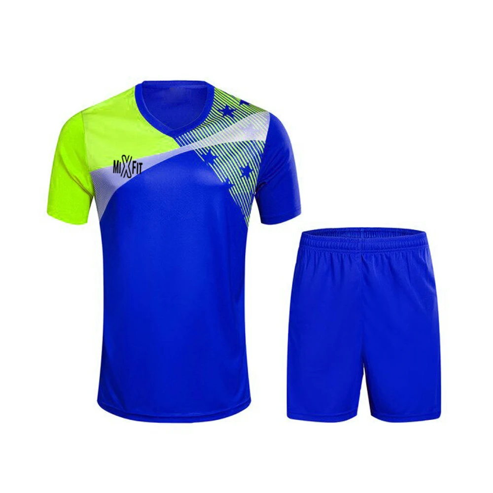 Superb Quality Table Tennis Clothes Quick Dry Men Badminton Shirt And Shorts breathable Table Tennis Uniform