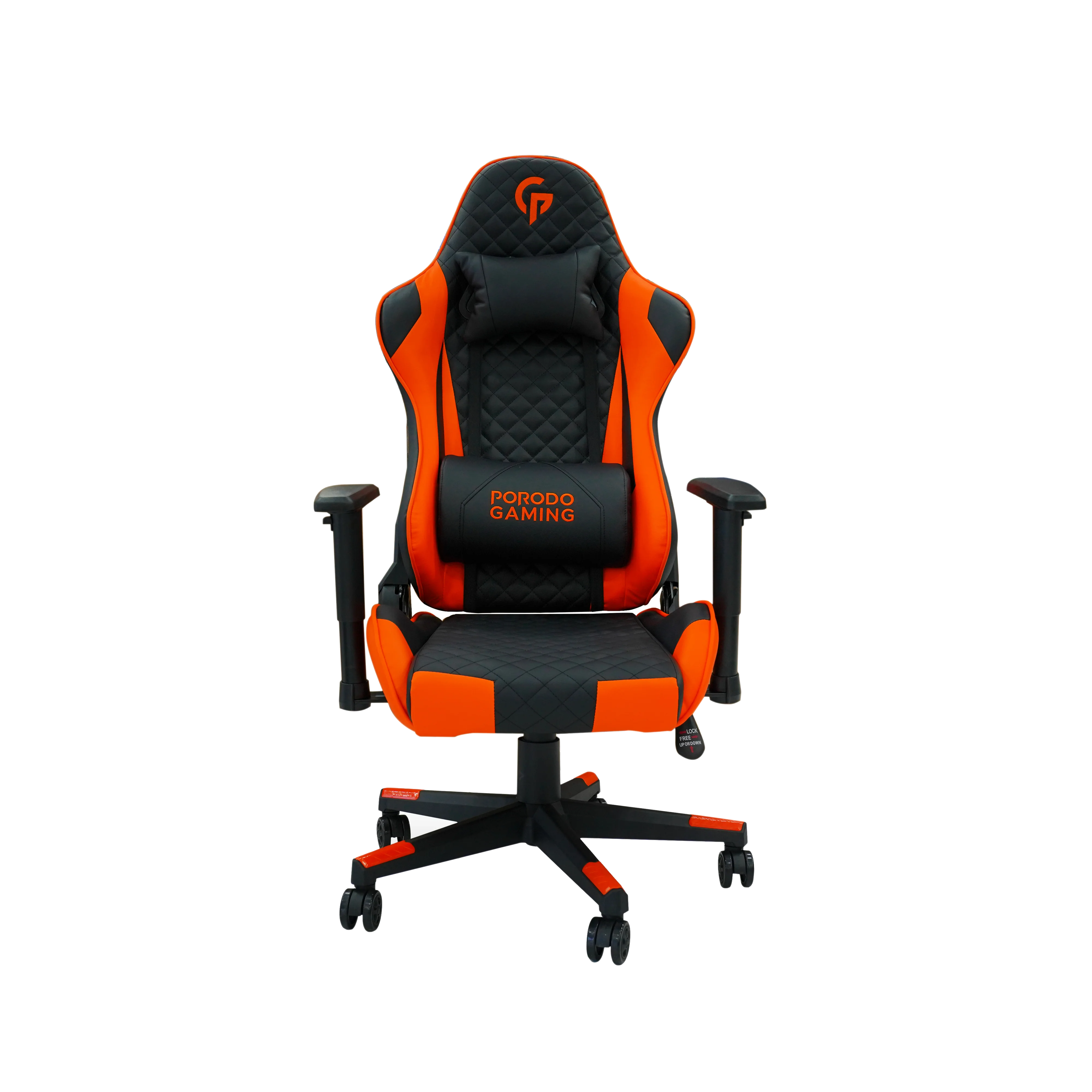 Professional Gaming Chair Porodo Gaming quilted seat design ultra comfortable adjustable backrest and armrest class 3 gas lift