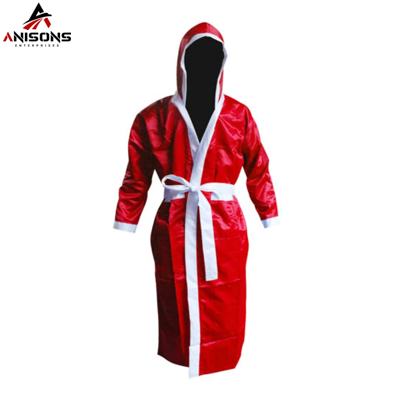 Новое поступление полноразмерный боксерский Халат с капюшоном для чемпионов мира дышащий халат 2021