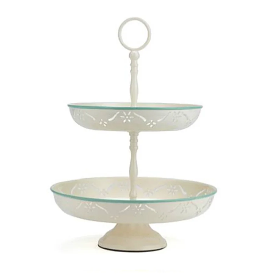 Dessert Mini Cup Cake Stand Wedding Decorating Tray Base Plate High Quality Multilevel Silver Round Birthday Cake Stand