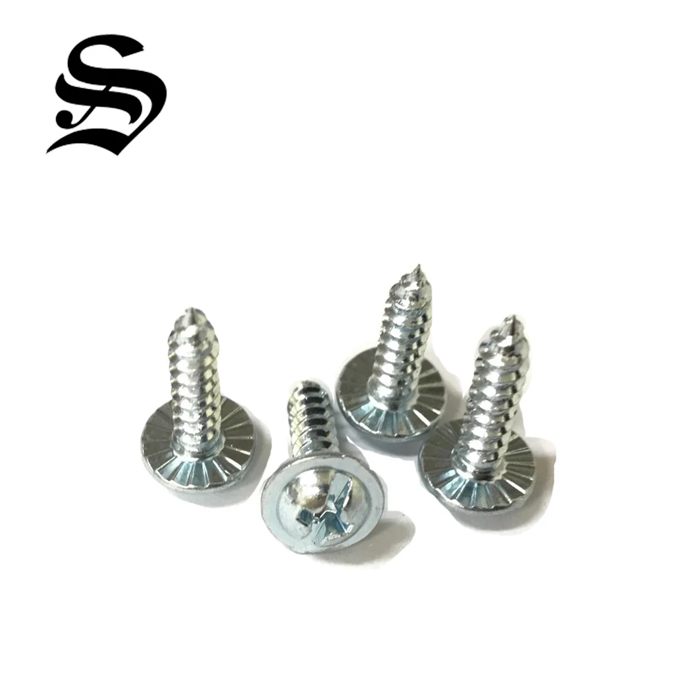 
High strength ind hex head metal TEK self drilling screw with EPDM washer 