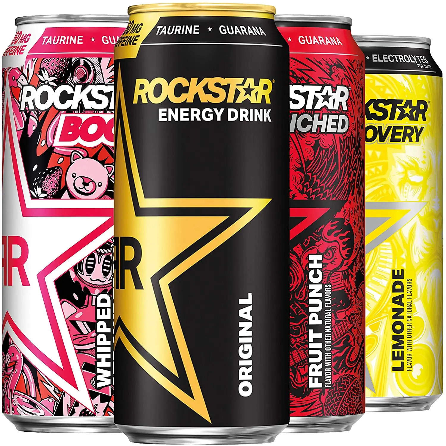 Rockstar Energy Drink Try different kinds of 12 x 0,5l cans