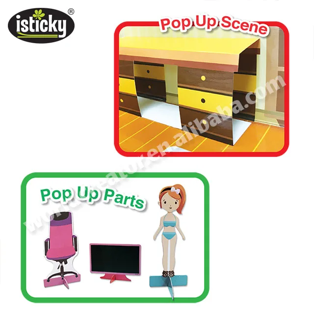 
Washable Silicone Stickers Play Board Bedroom Game 