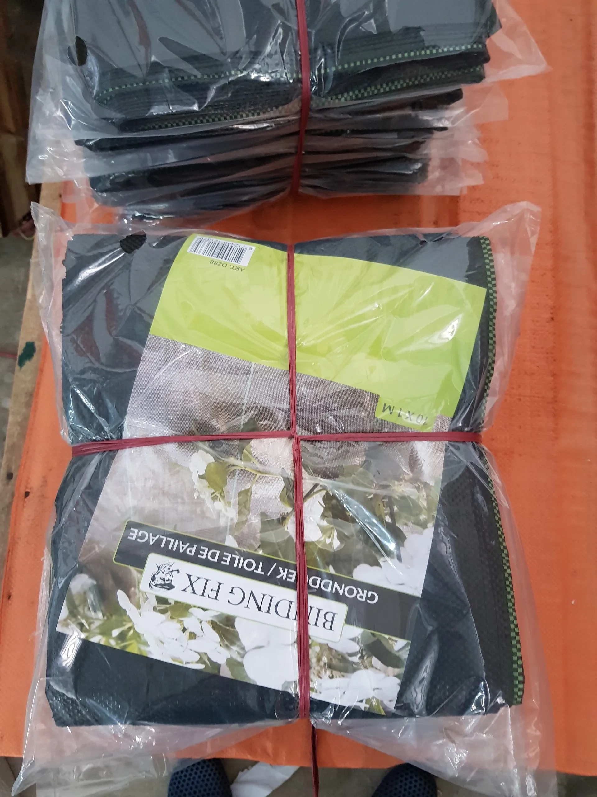 Orange PE Tarpaulin for Rain Cover from vietnam factory