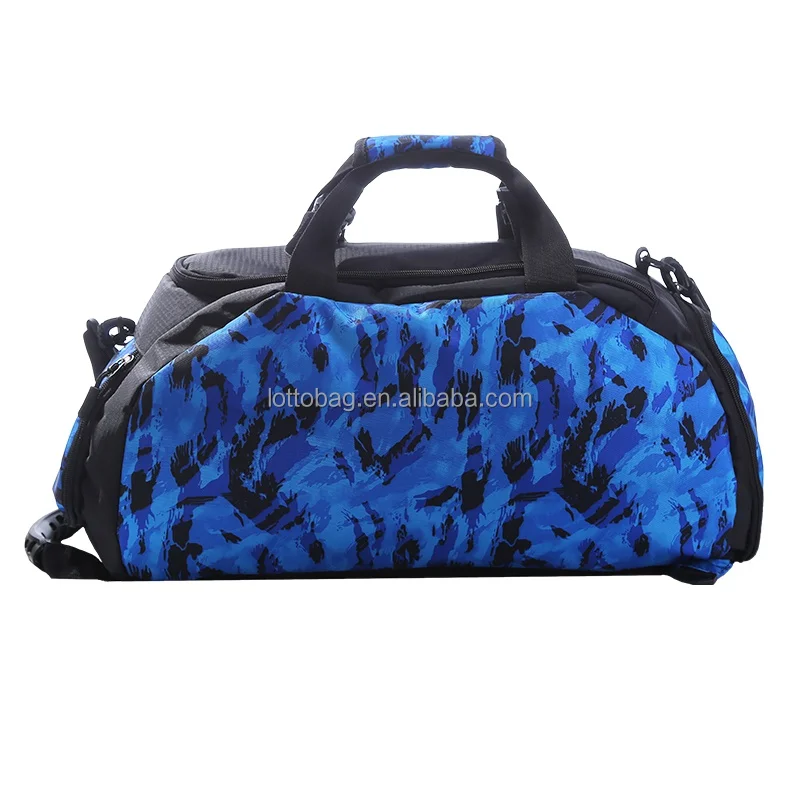 New trend Customized logo sports camouflage gym bag outdoor travel tote bag