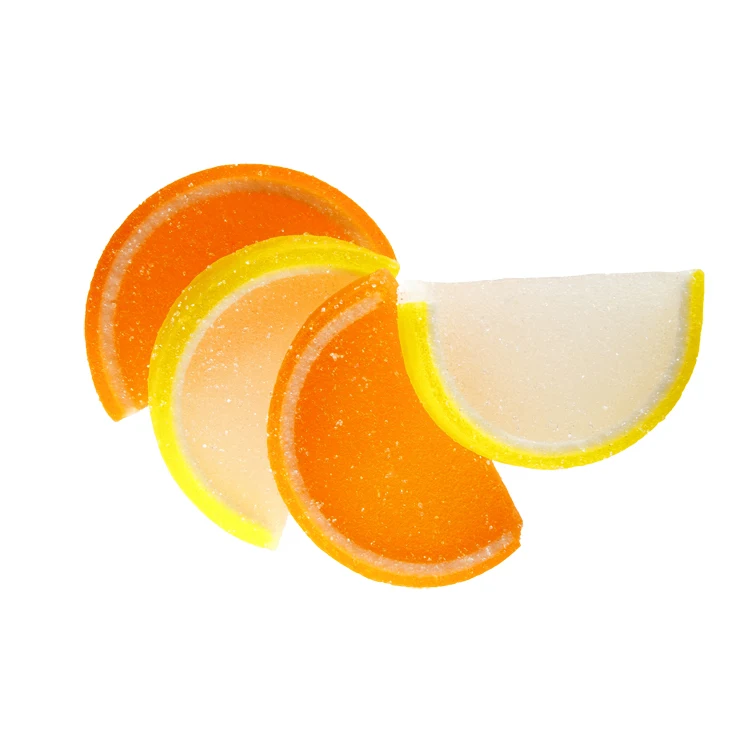 High quality lemon & orange fruit flavoured gummy candy 2.5 kg packed for sale from manufacturer, gummy bears in bulk