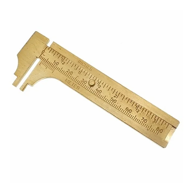 Brass Material Metal Vernier Caliper Sliding Gauge Jewelry Tools & Equipment