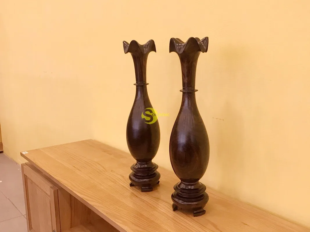 Декоративная Тыква из натурального дерева