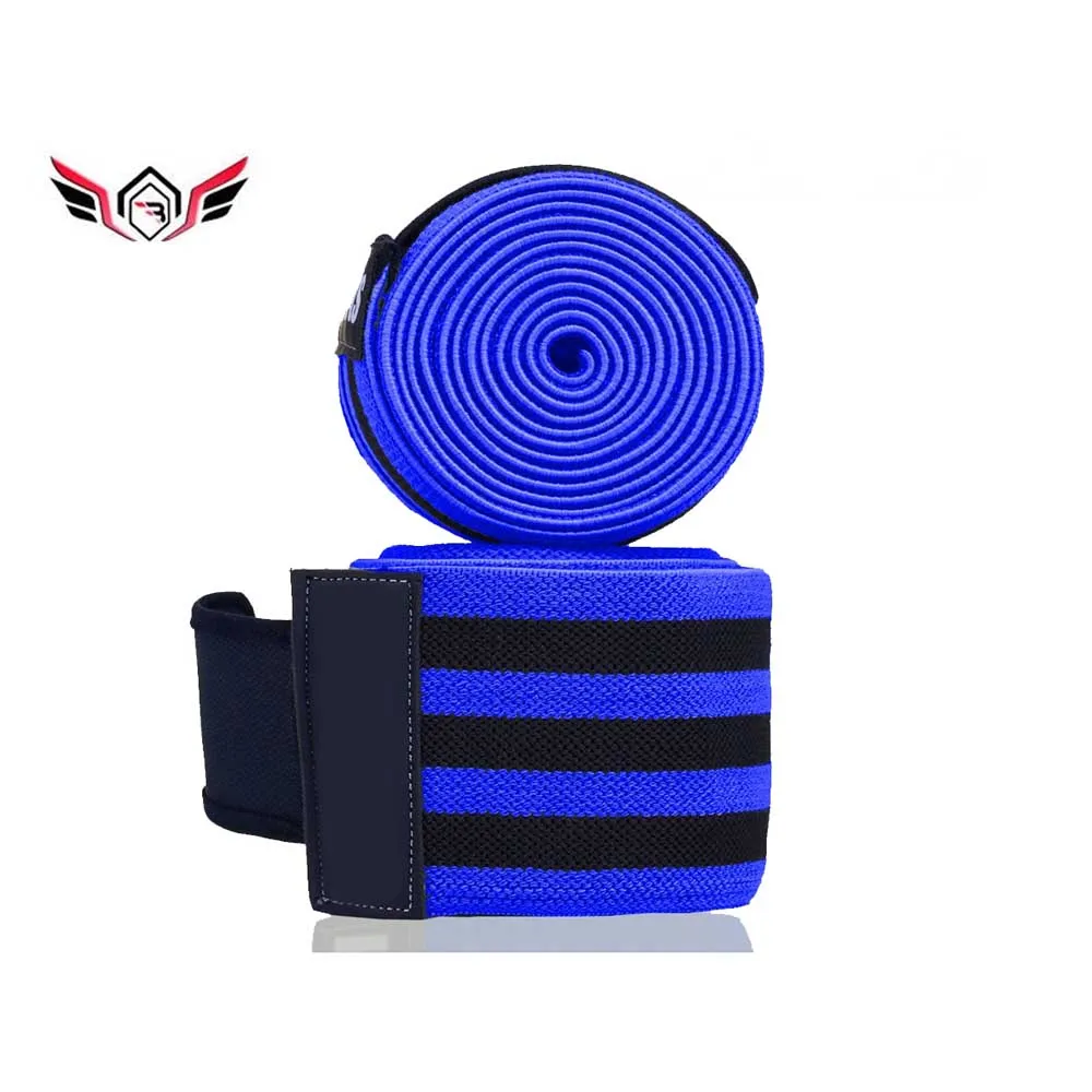 Custom Made Weightlifting Knee Wraps For Compression Weight Lifting Knee Protection Wraps 2024