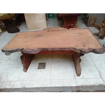 Superb Design Made Durable Mahogany Wood Large Dining Table