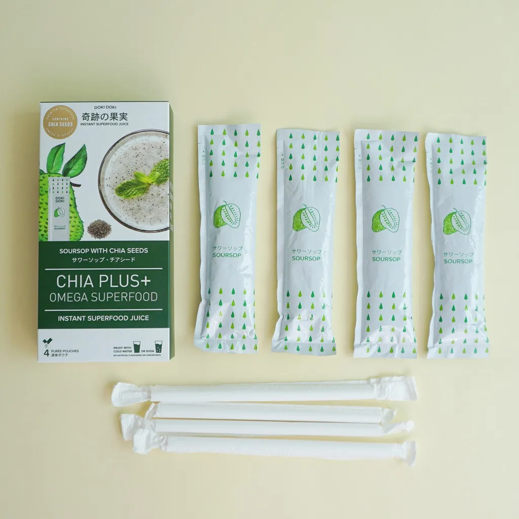  Семена ЧИА Soursop с настоящими фруктовыми брызгами суперпищевой