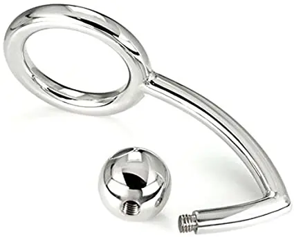 Производитель и поставщик Нержавеющая Сталь Металл Анальный крюк с футбольным мячом пенис кольцо для Мужской Бандаж SM Крюк вилка