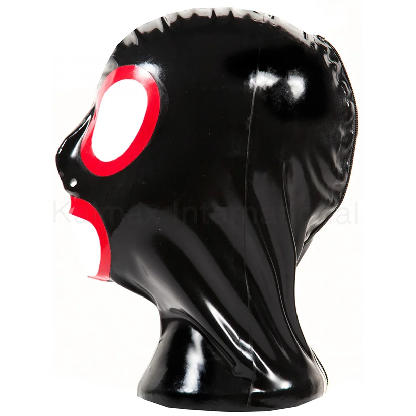 Sexy Fetish BDSM  Leather Gay Bondage Hood Mask