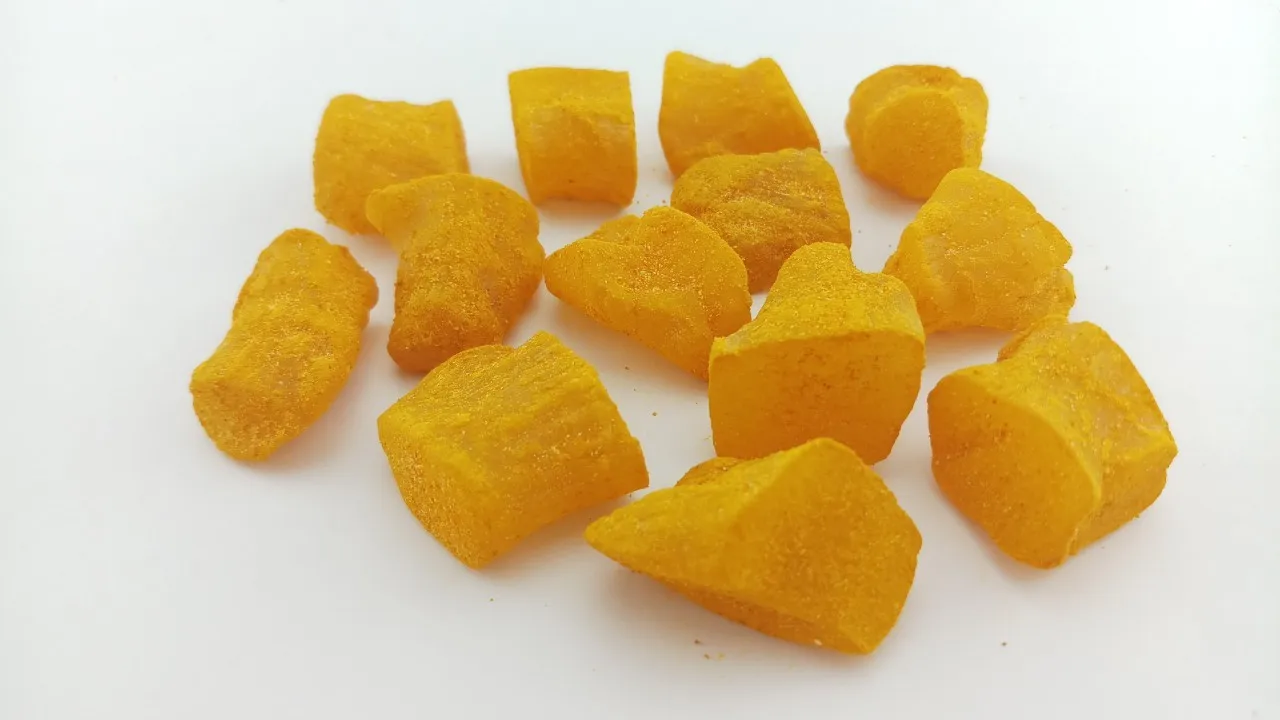 Dried Fruit Ginger chunk with turmeric Best Product OEM FOB Factory Cheap Price Good Quality