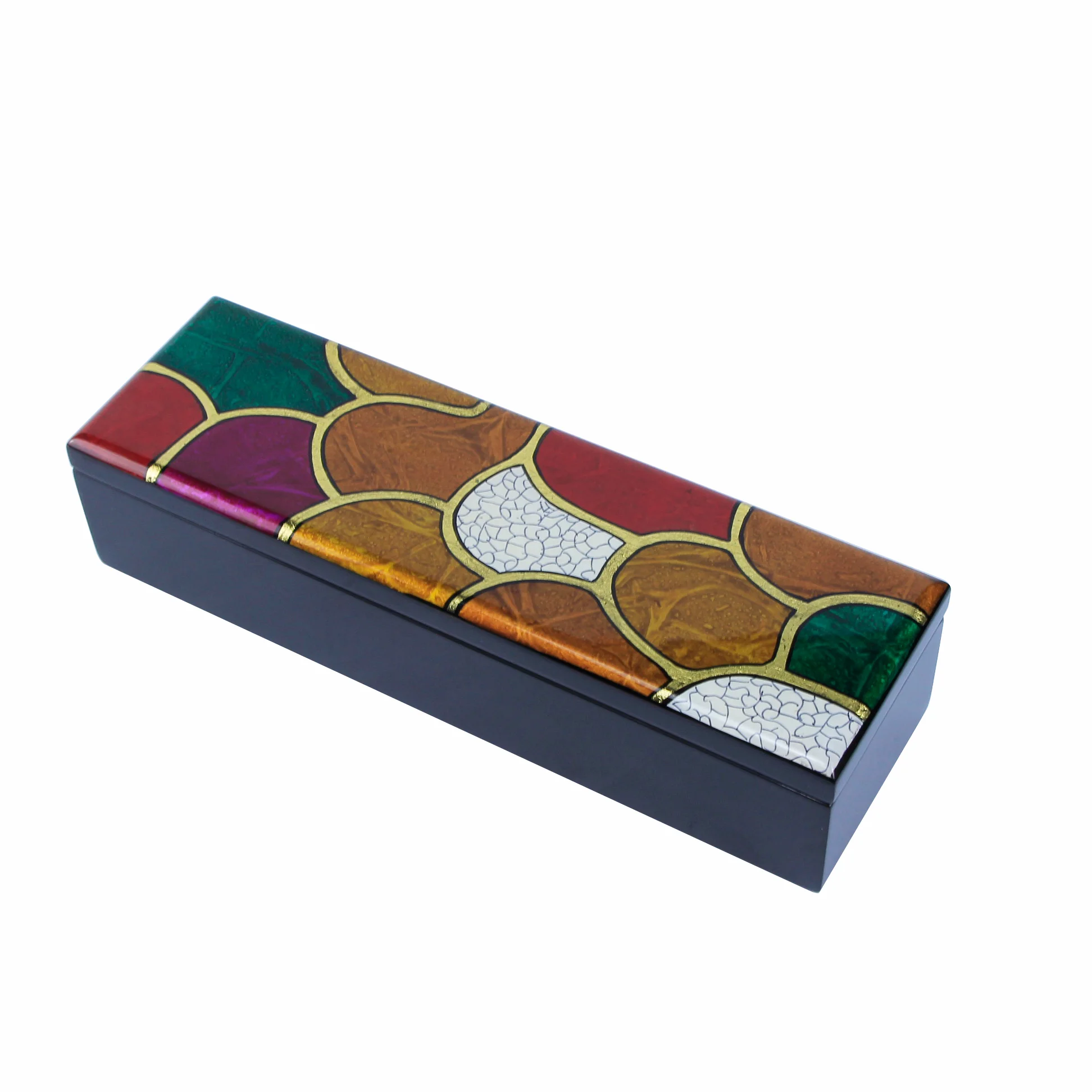 
Best Price High Gloss Wooden Lacquer Box Personalized Style Wood Storage Box with Lid 