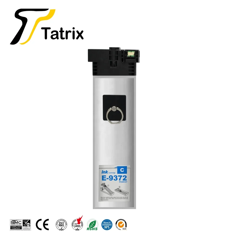 Tatrix T937 T9371 T9372 T9373 T9374 Premium Color Compatible Ink Bag Cartridge for Epson WorkForce Pro WF-C5290 WF-C5790
