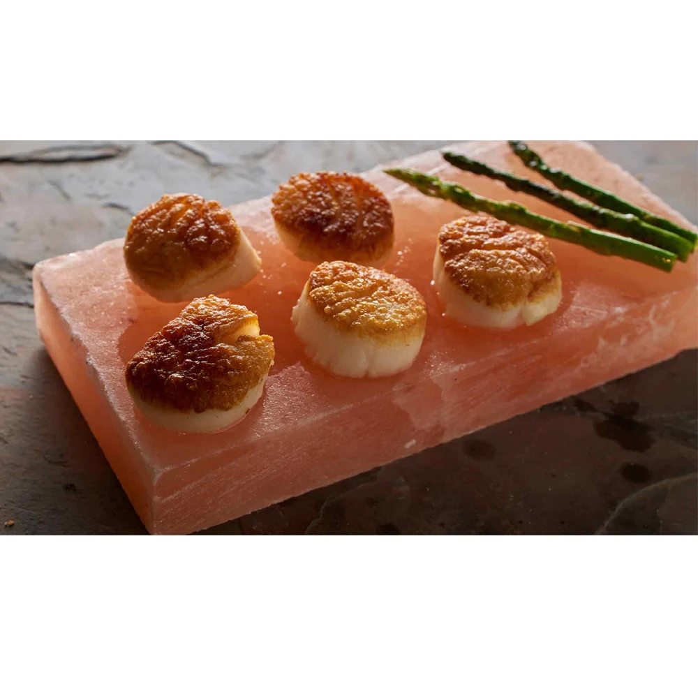 Best Quality Himalayan Natural Crystal Rock Salt Tiles Plates Slabs Block For BBQ Barbecue Cooking Brick