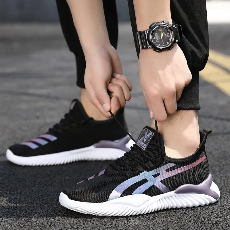 Factory Price Good Quality Cheaper New Style For Men Rubber Shoes Walking Sports Shoes Outdoor Sneakers