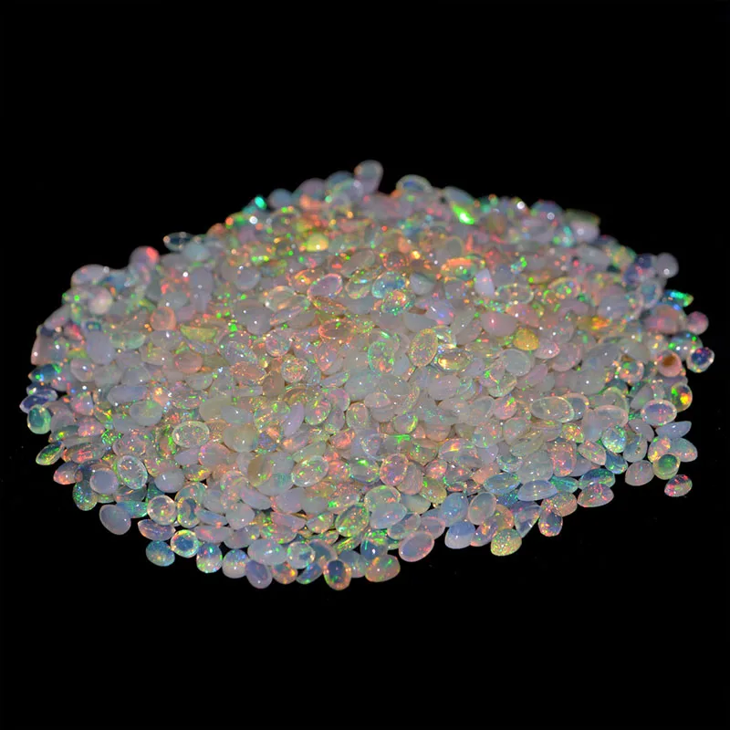 
Wholesale Natural Ethiopian Opal Oval Cabochons Opal Cabs Loose opal Gemstone AAA Quality 