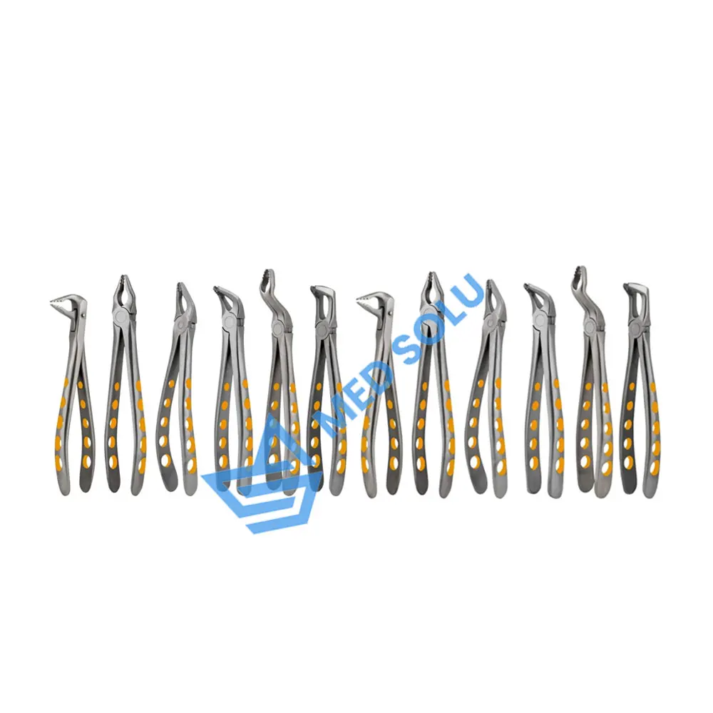 Набор из 10 щипцов для экстракции зубов, оптовая цена, стоматологические инструменты, набор из 10 щипцов для экстракции