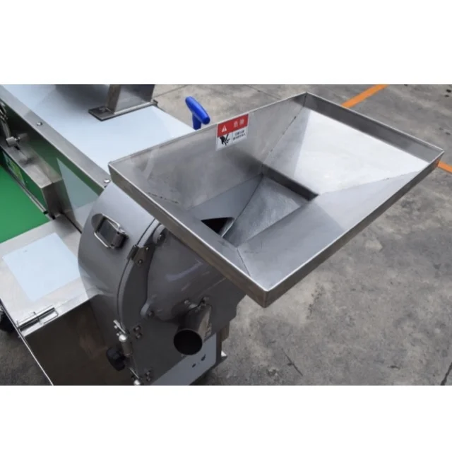 Stainless Two Head Spiral Hand Spinach Leaf Carrot Root Vegetable Chopper Cutting Machine