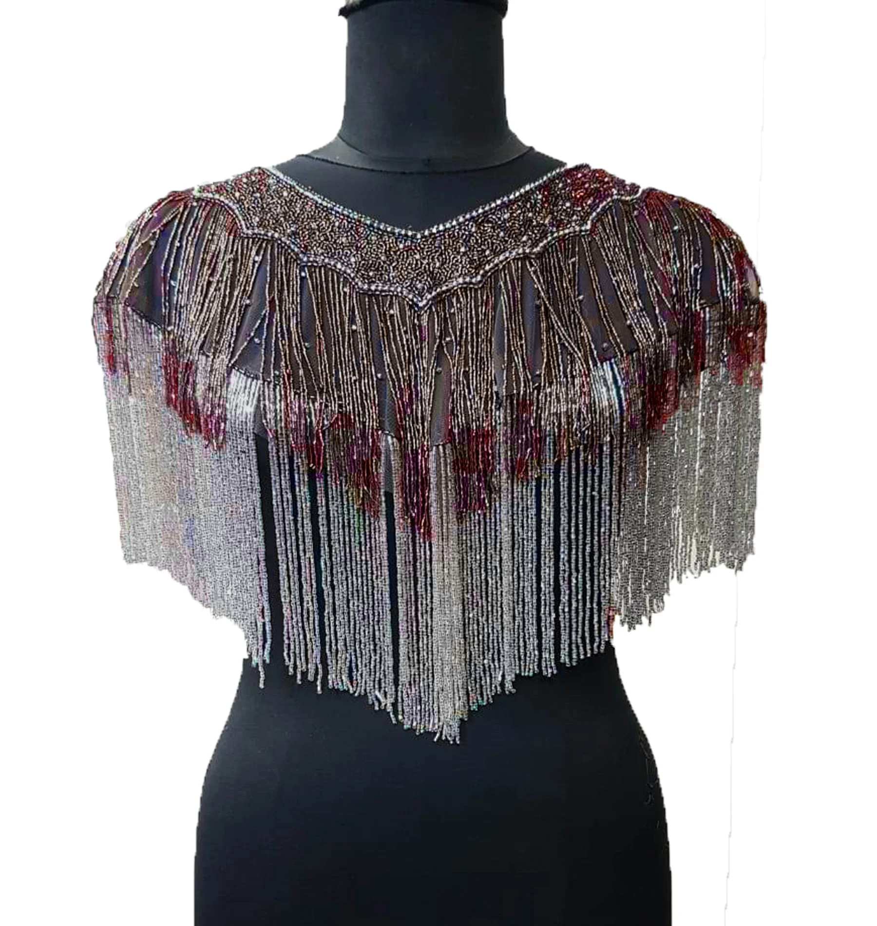 New Style Hand beaded Tassels Bespoke Blouses