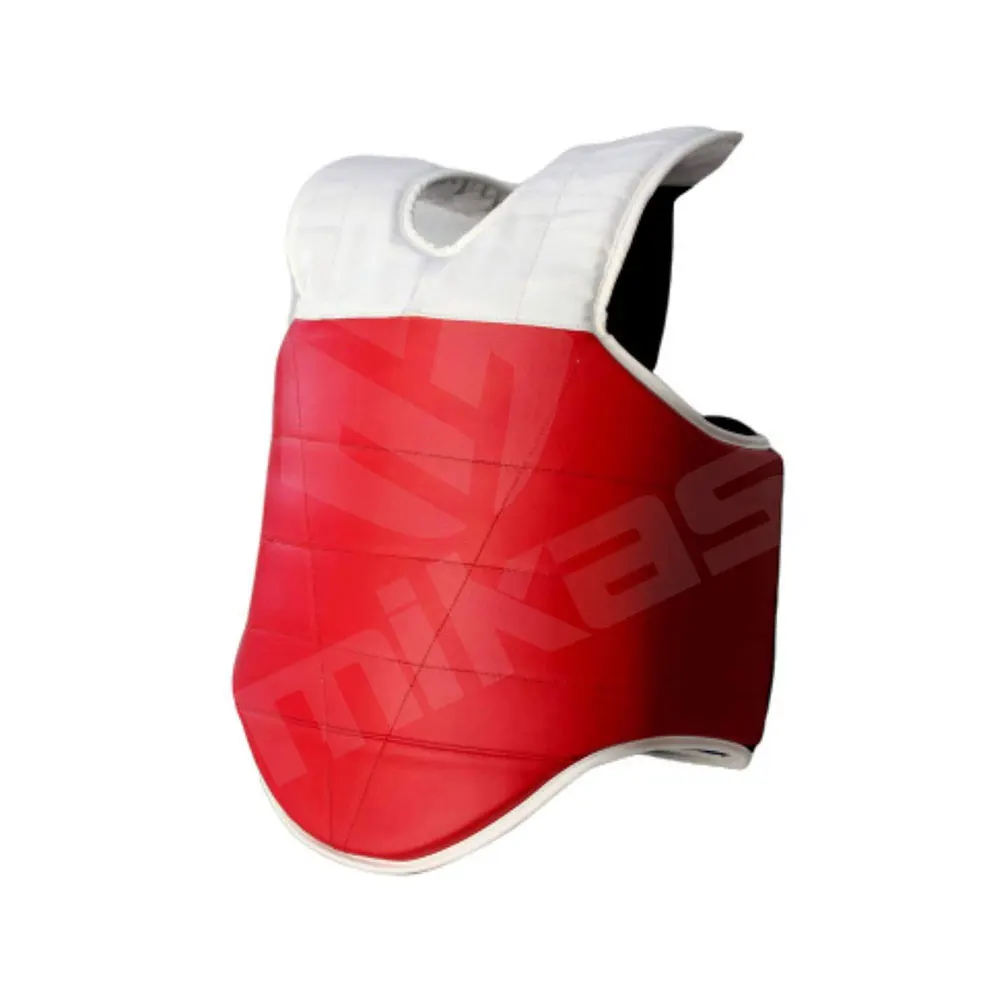 Chest Guard Custom White Sparring Protective Vest Chest Guard Gear For Karate Taekwondo Martial top quality