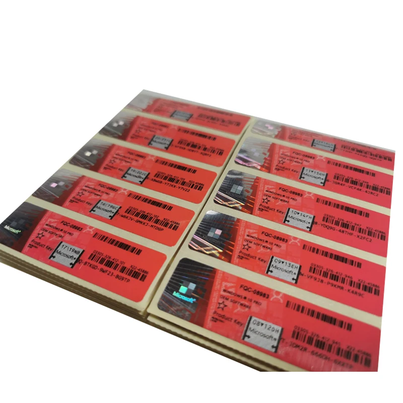 Win 10 pro/ home красная наклейка или цифровая продажа со скидкой MS software win Pro key OEM подлинный ключ