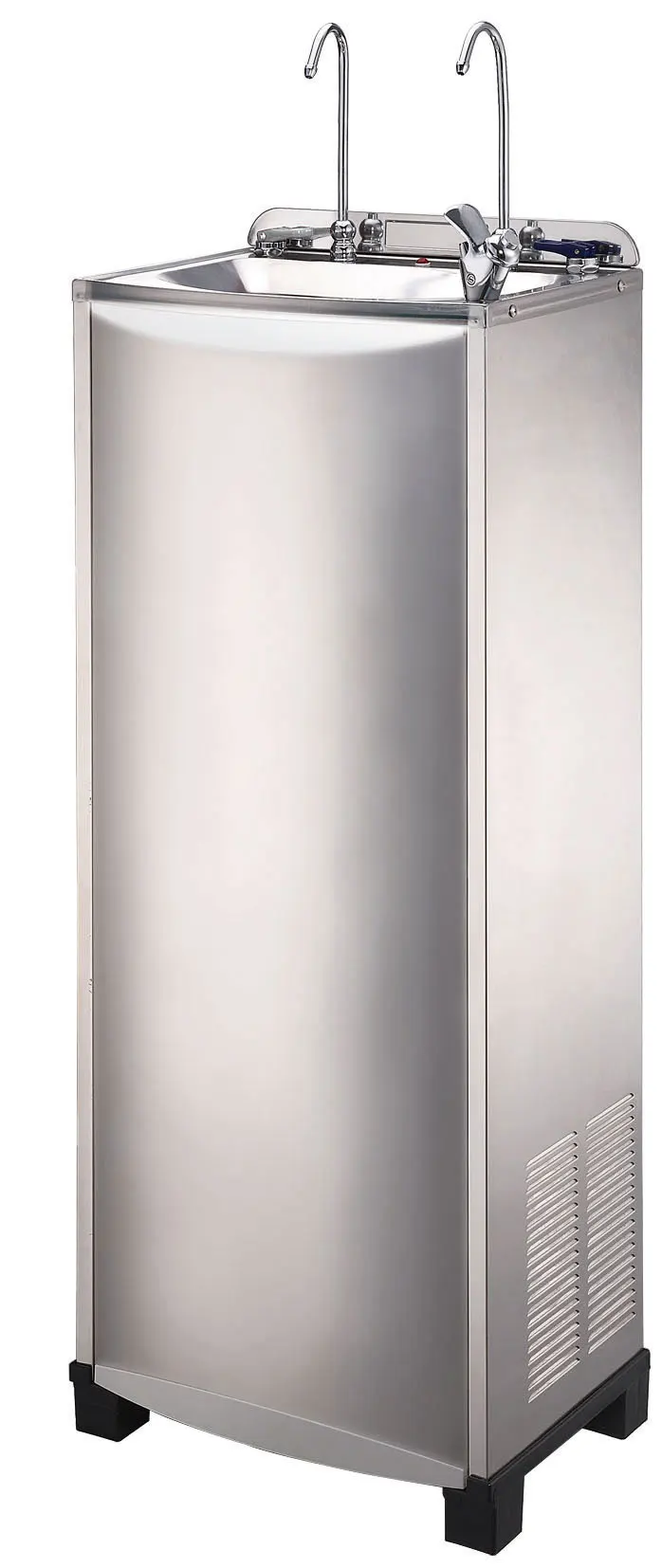 Stainless steel High production Freestanding water dispenser stand with hot and cold water for offices or warehouse school