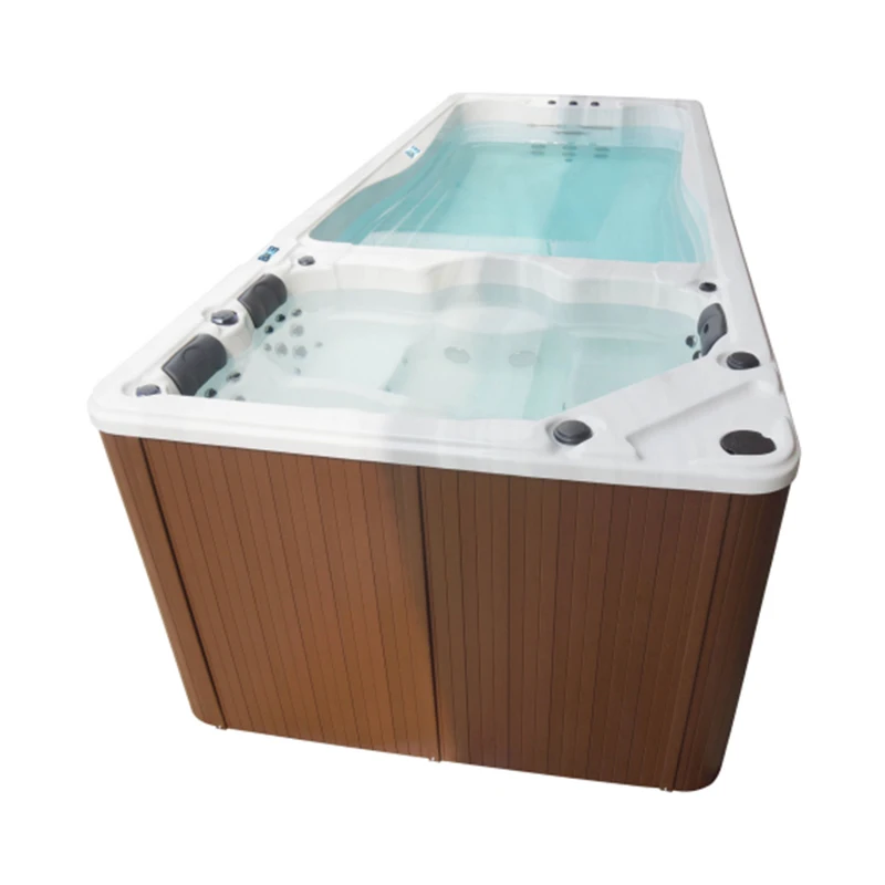 Bathtub Manufacturer Endless Swimming Pool Outdoor Spa Pool Acrylic Massage Above ground Outdoor Exercise Hot Tub Pool