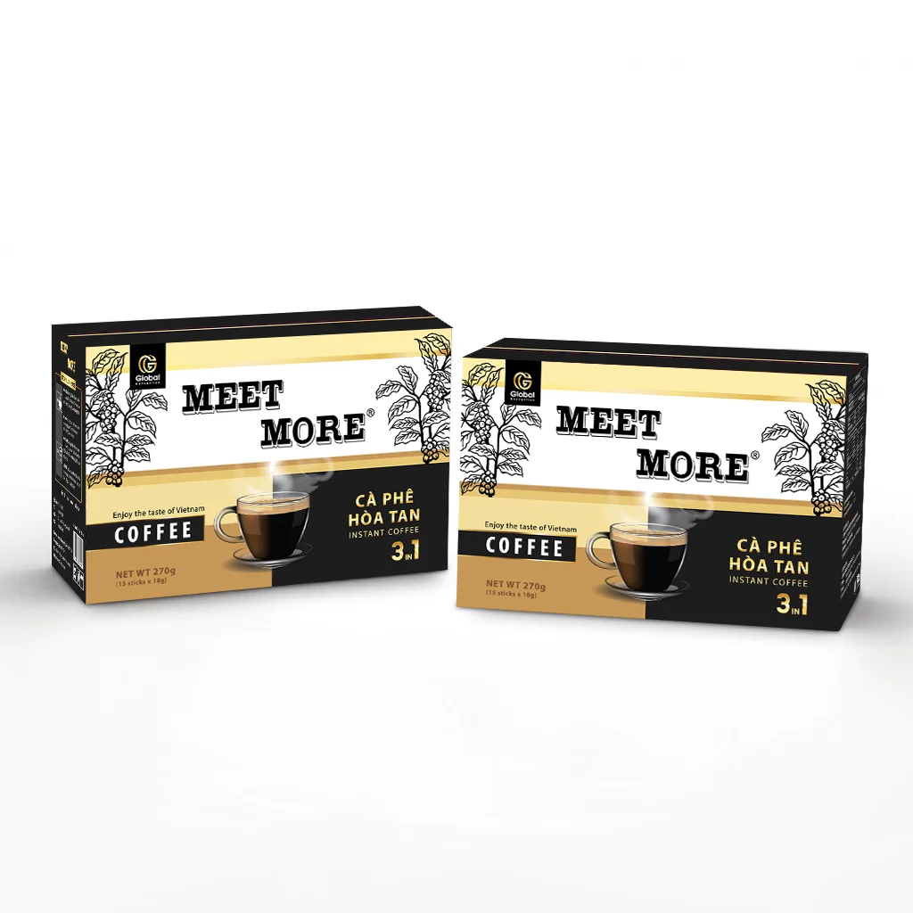 Hot item 2021 BEST Taste Fruit Instant Coffee  Box & Bag From Vietnam