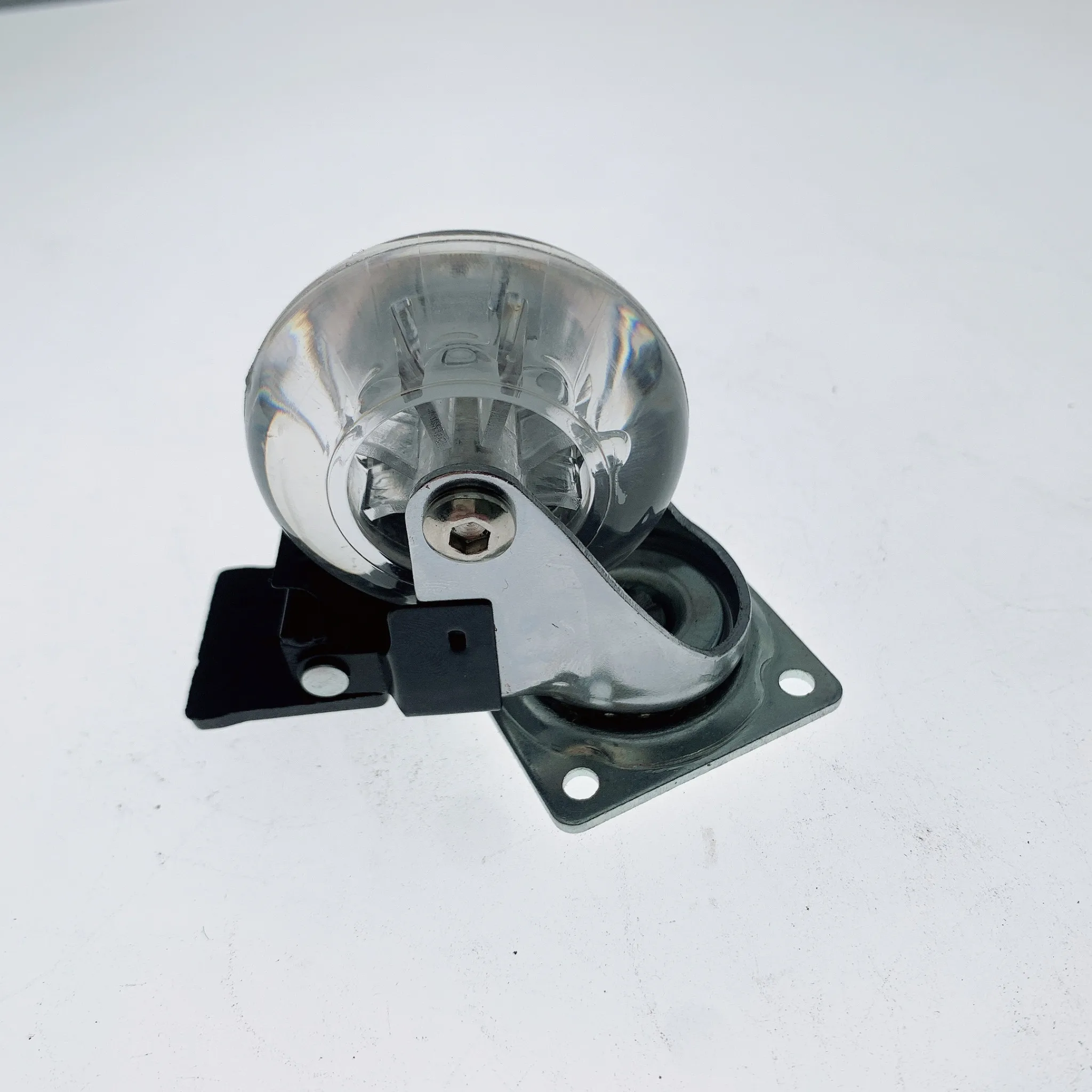 2 Inch Transparent PVC Castors Swivel With Brake For Furniture 50mm Crystal PVC Casters Best Quality from Viet Nam