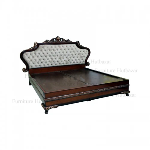 Mid Century Solid Sheesham Furniture Bed