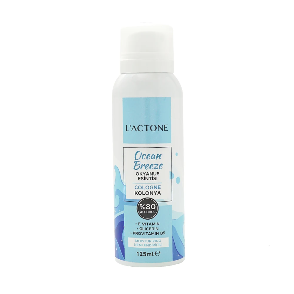 Hot Sale Lactone Ocean Breeze Cologne 125 ML Made in Turkey Private Label Available Wholesale From Factory OEM