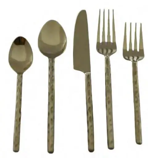 
Elegant Flatware With Forks Knives & Spoons Set 