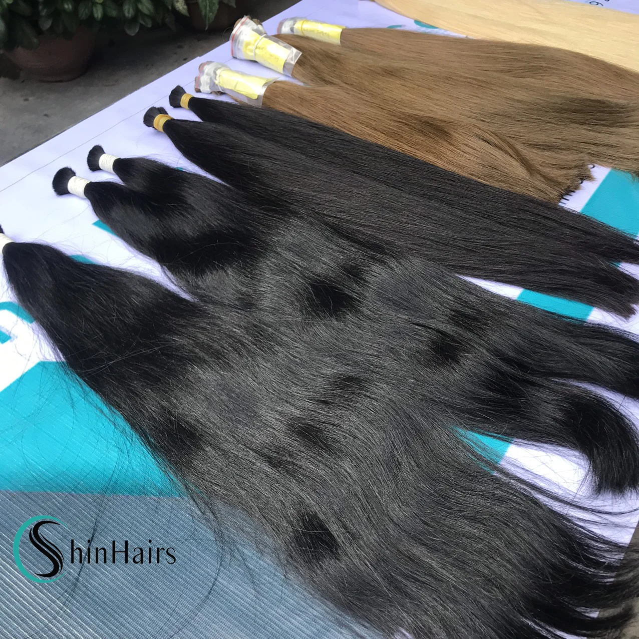 100 % Virgin No Mix Single Donor Bulk and Machine Weft Vietnamese Human Hair Extension