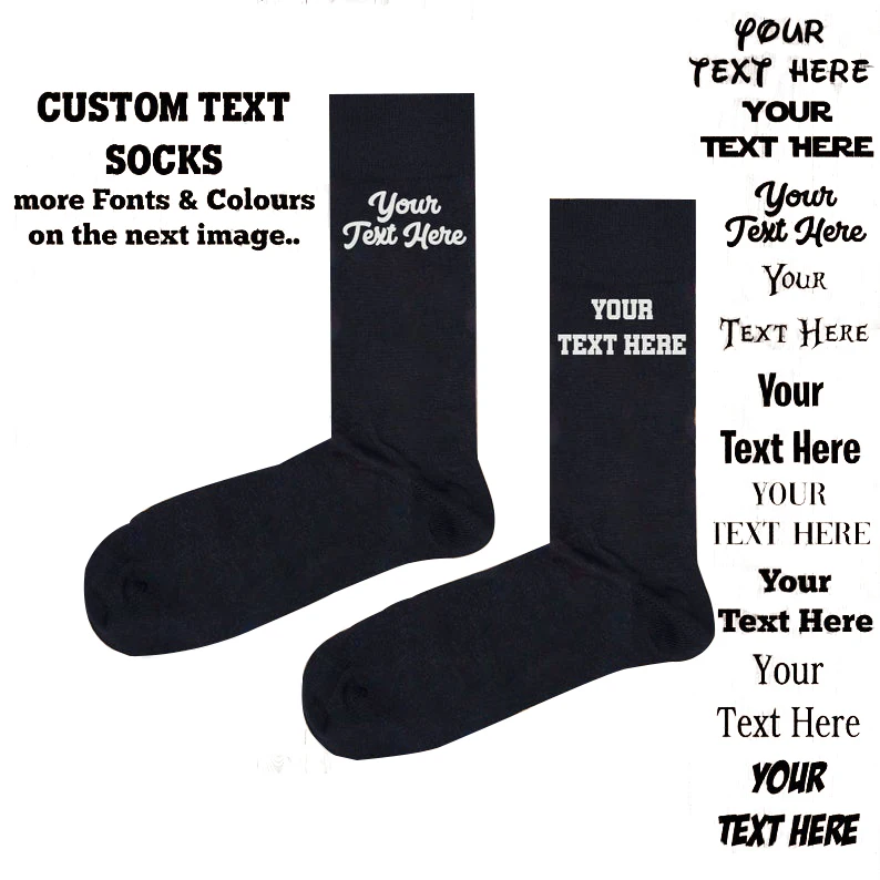 
DJ257 Wedding Party Bridesmaid Personalised Socks 