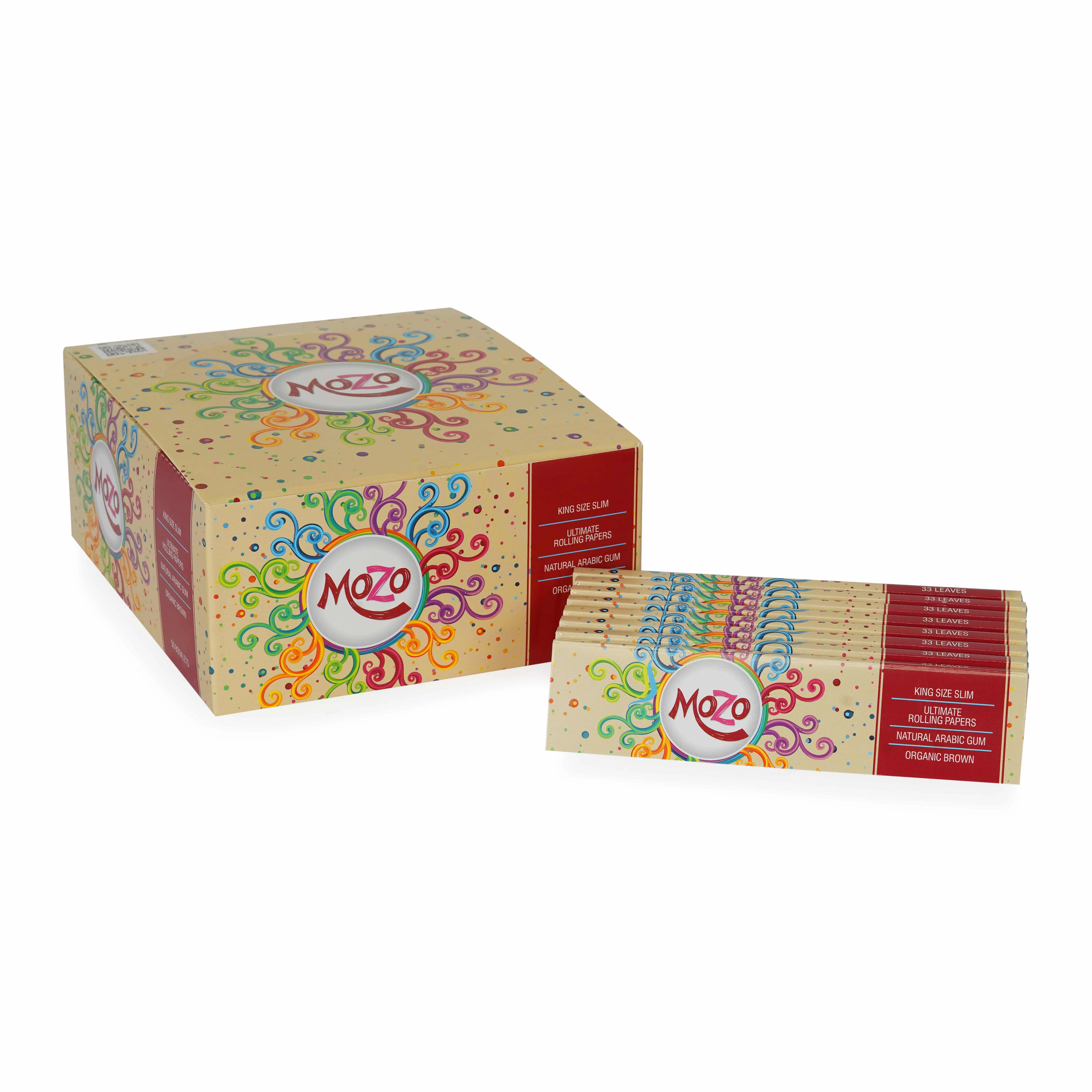 King Size Mozo Unbleached rolling paper for smoking