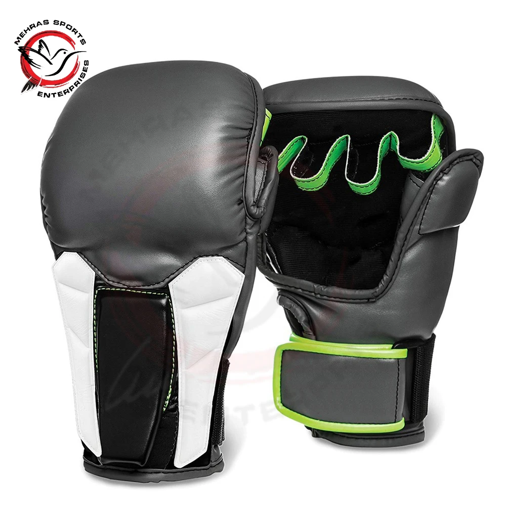2022 Hand made Grappling Gloves Mma Gloves Factory Wholesale Fighter UFC Muay Thai Training MMA Sparring Gloves