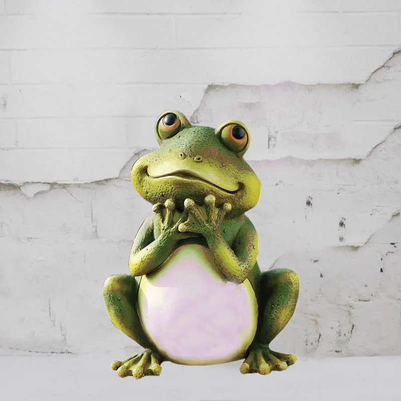 
resin cute frog,garden decor. 