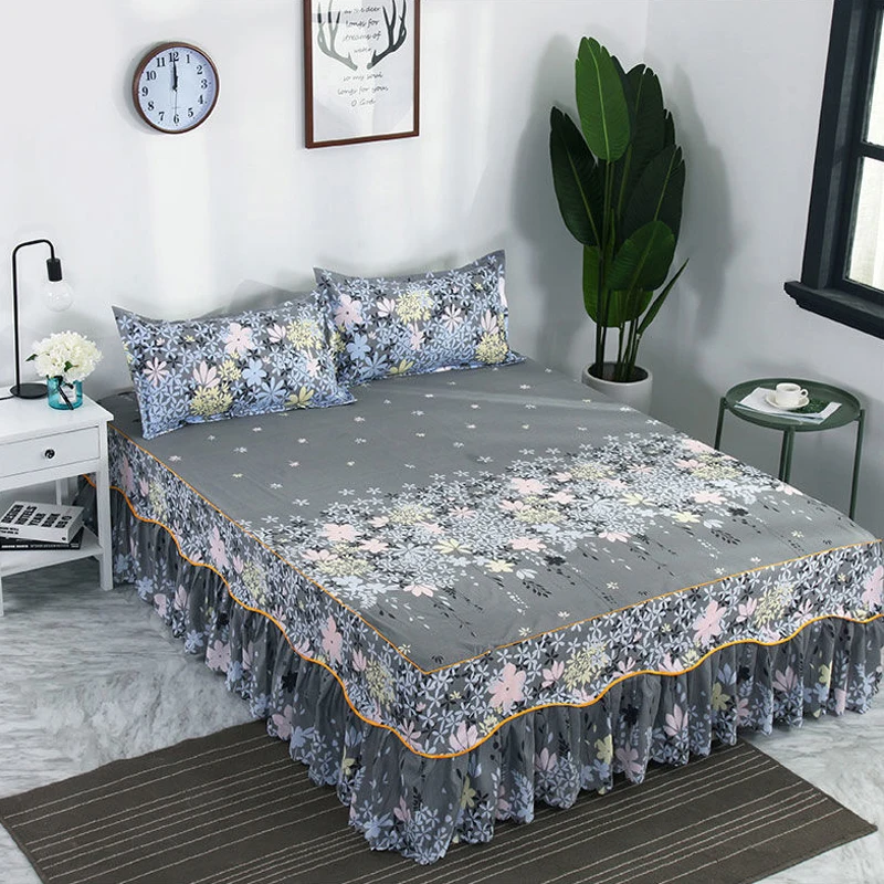 Wholesale Soild 100% Polyester Microfiber Designers Extra Deep Fitted Valance Bed Sheet Set