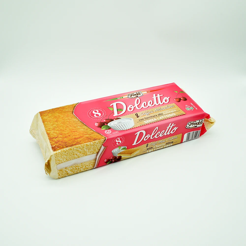 High quality Made in Italy Soft mini cake DOLCETTO cherry 25g x 8 = 200g for daily