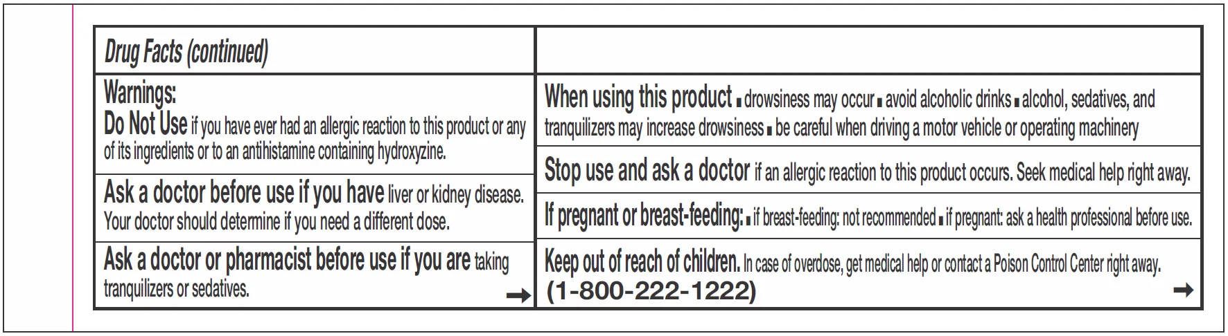 
Cetirizine HCL 10 mg Antihistamine Seasonal Allergy - 500 tablets - Original Prescription Strength (6 Years & Older) 