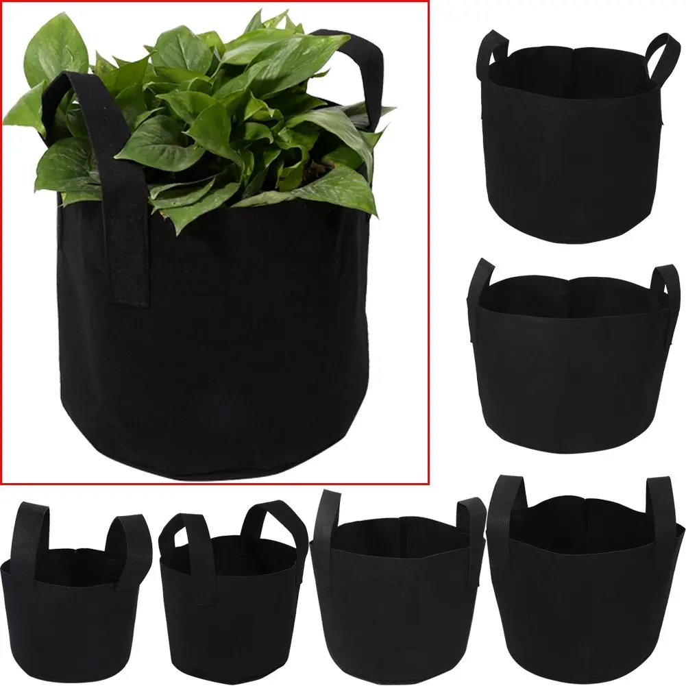 Biodegradable Non Woven Fabric Grow Bags 5 Gallon 10 Gallon 15 Gallon Durable Growing Plant Bags Vietnam Manufacturer